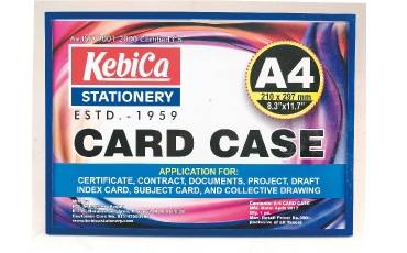 Appointment Photo Holder A-4 CARD CASE PVC MAGNETIC/NON MAGNETIC (29.7x21 CM)