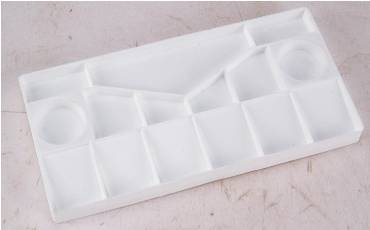 Colour Mixing Palltte 1002 6.75x3.25 INCH Colour Mixing Palltte 1002 6.75x3.25 INCH