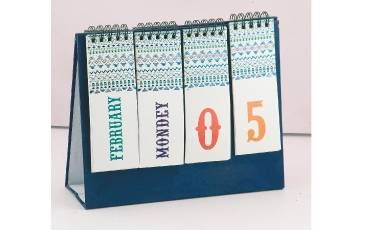 Keyrings/Organizer Never Ending Date CAlander